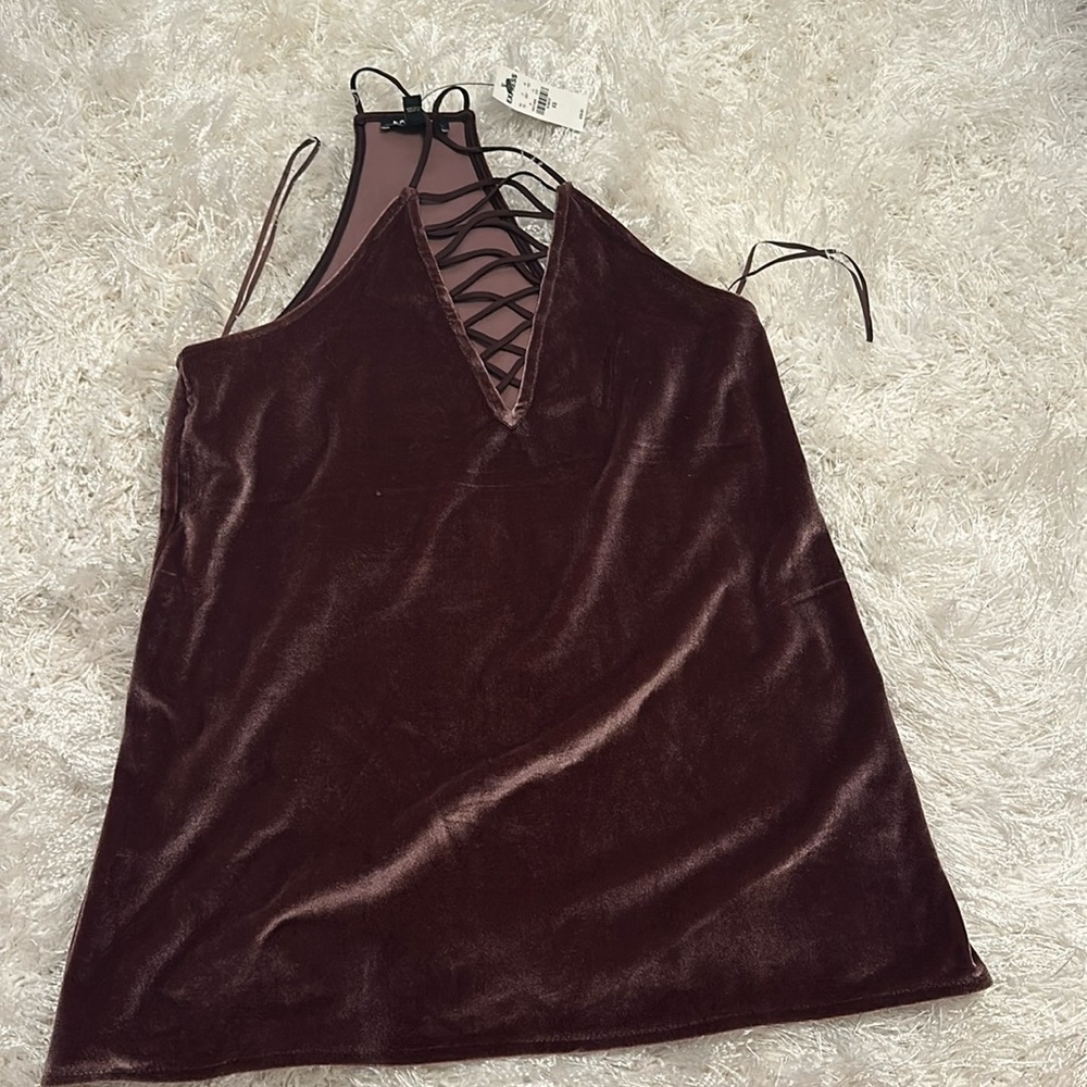 Brand new velvet top from express.
